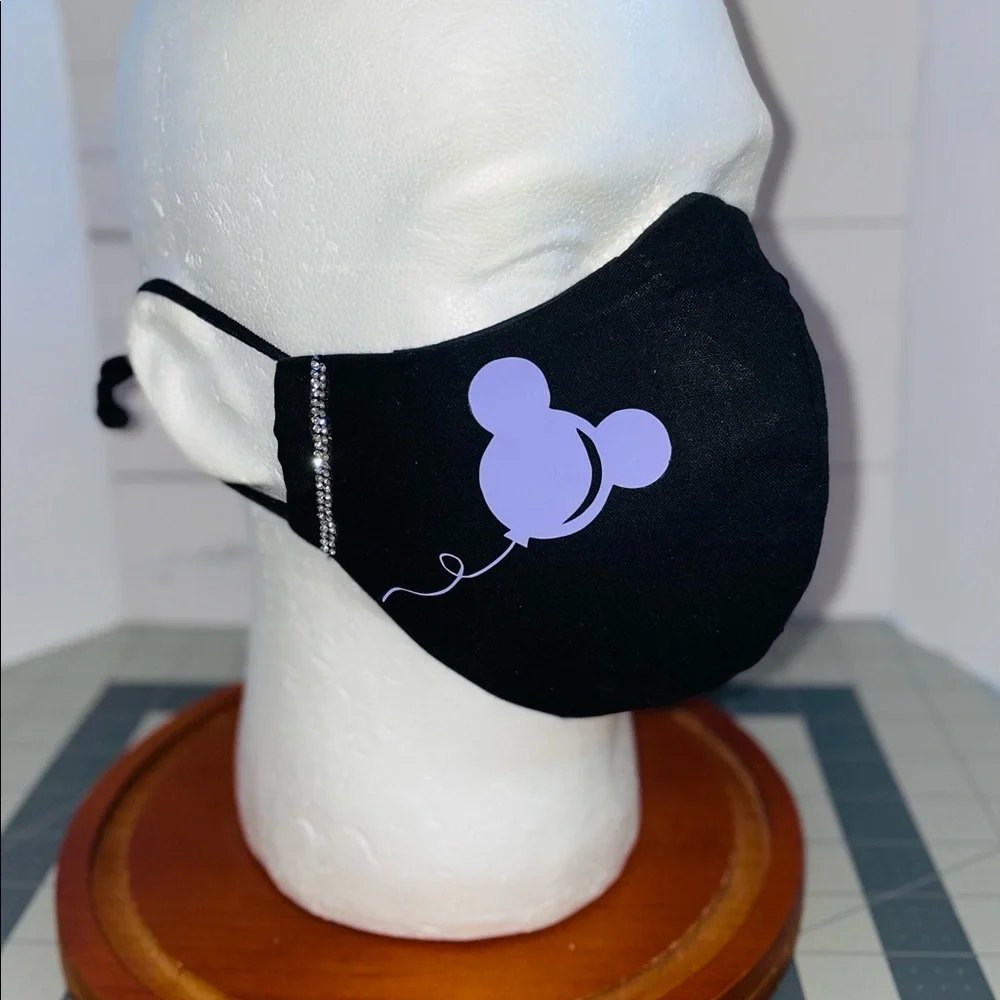 Disney castle face mask Mickey balloon